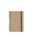 Notebook with Graph Paper, Natural Journal, JournalBooks®, Wirebound Journal